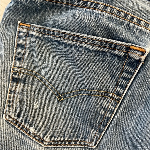 Denim Frayed Hem Mini Skirt - Picture 8 of 8